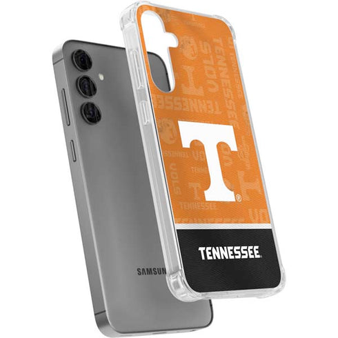 University of Tennessee Split Jersey Galaxy S24 Plus Clear Case